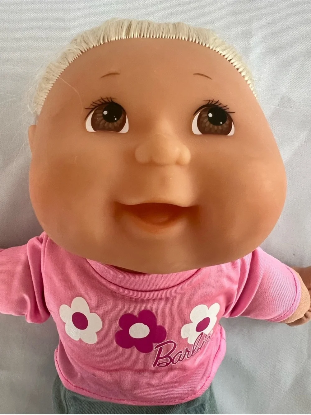 Vintage 1996 Cabbage Patch Kids By Hasbo With Barbie Outfit
